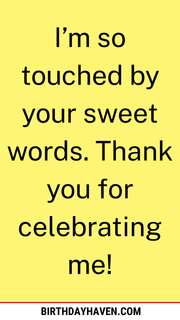 funny thank you for birthday wishes
