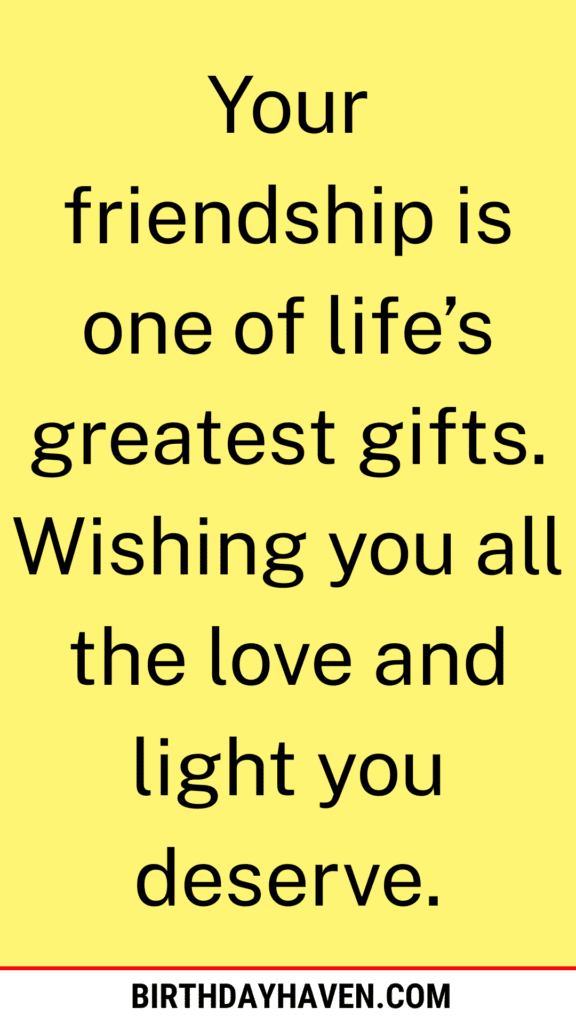 touching birthday wishes for best friend