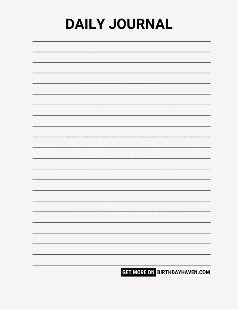 DAILY JOURNAL