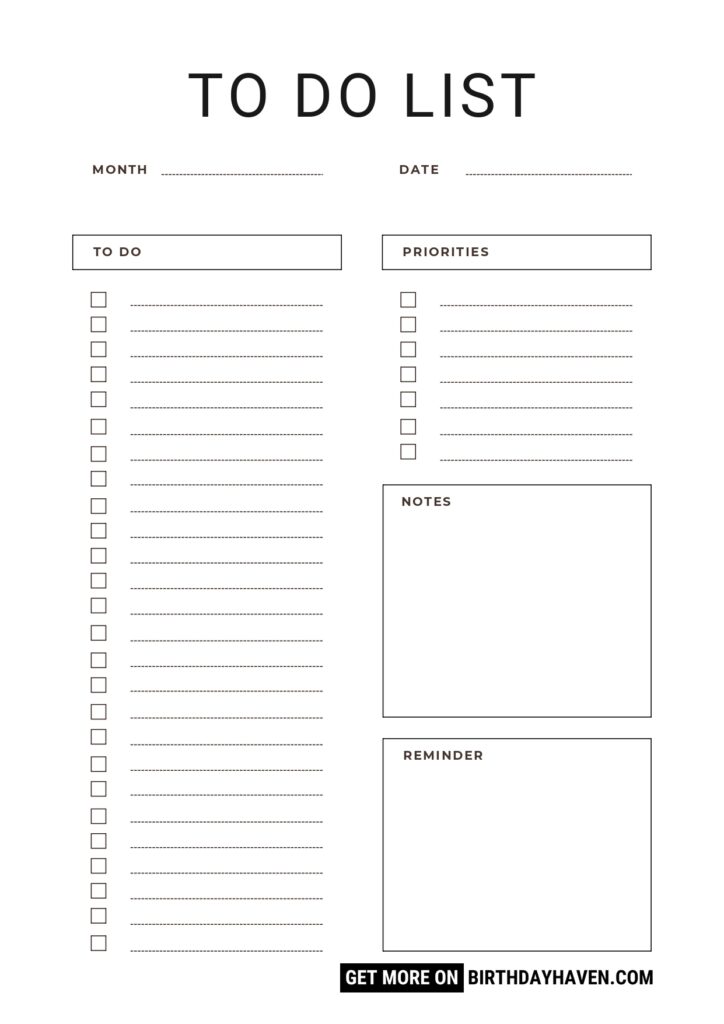 TO DO LIST