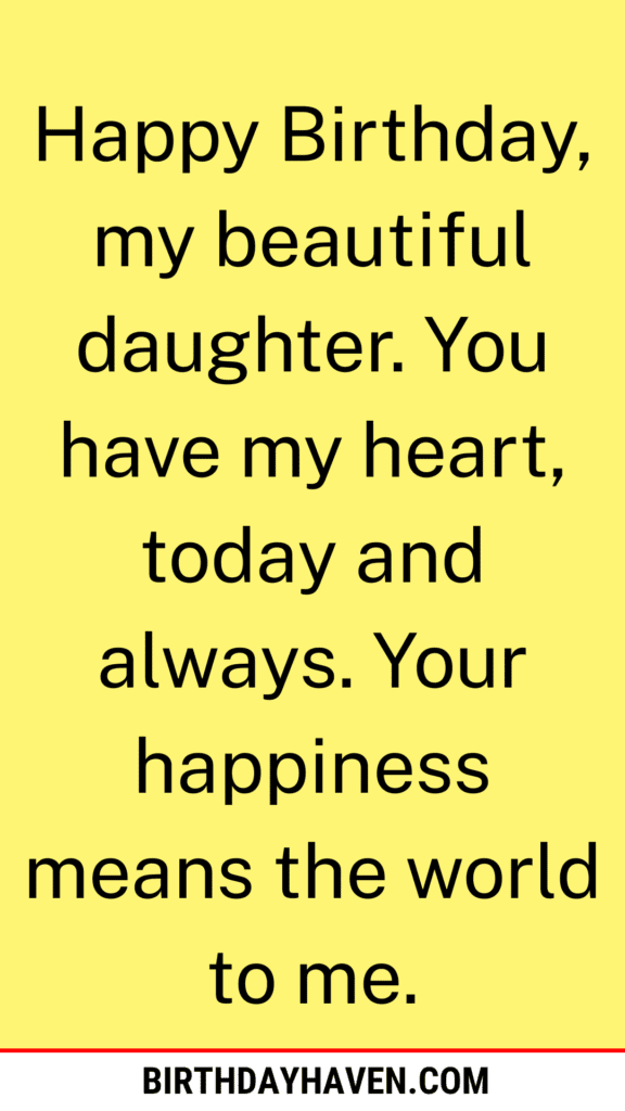 birthday wishes for daughter