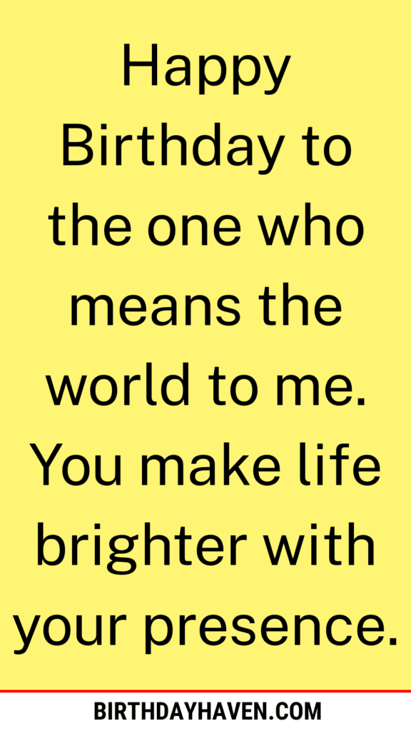 birthday wishes for him