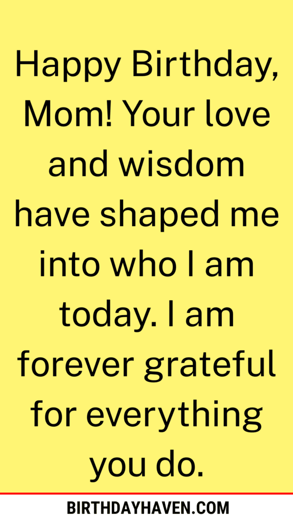 birthday wishes for mom