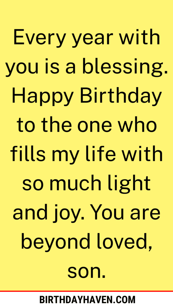 emotional 1st birthday wishes for son