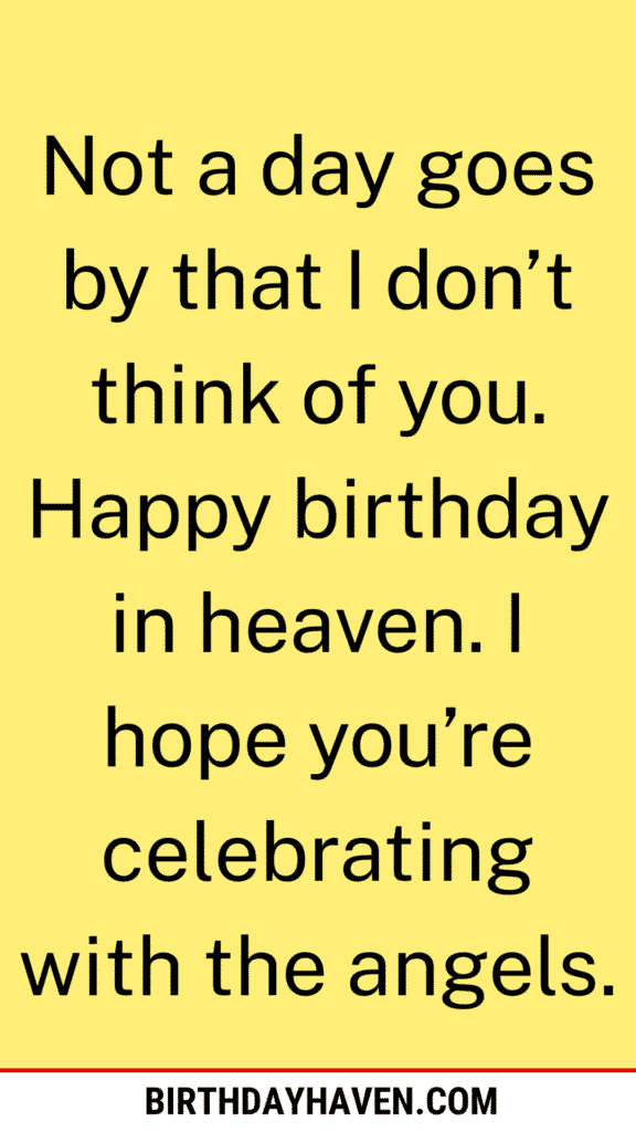 happy birthday in heaven