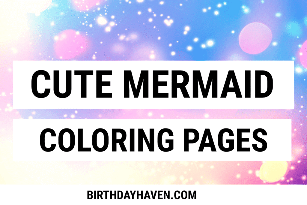 Mermaid Coloring Pages