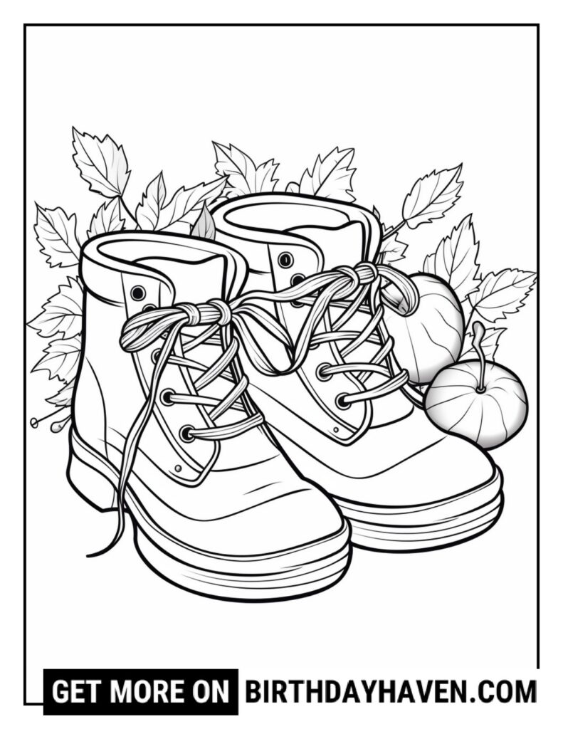 Autumn Coloring Pages 2