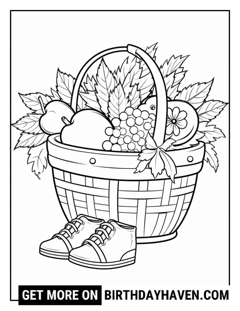Autumn Coloring Pages 4