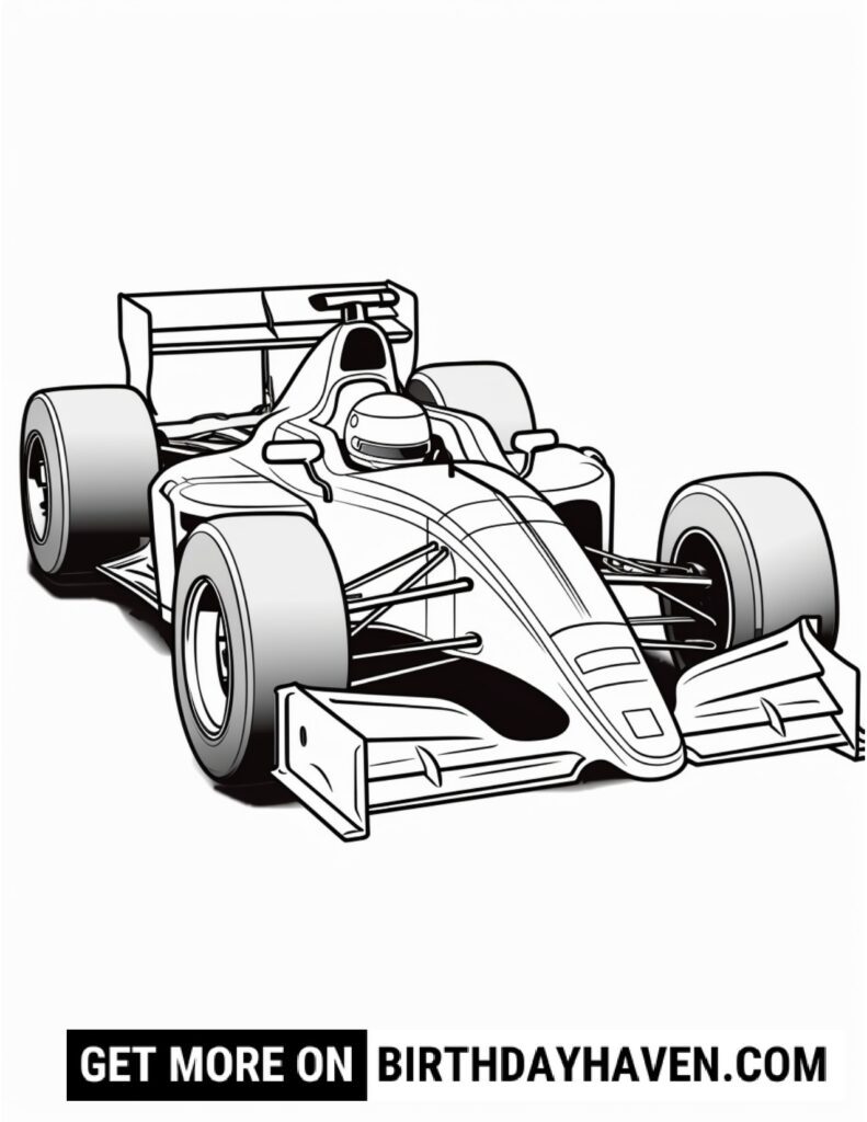 car coloring pages for kids