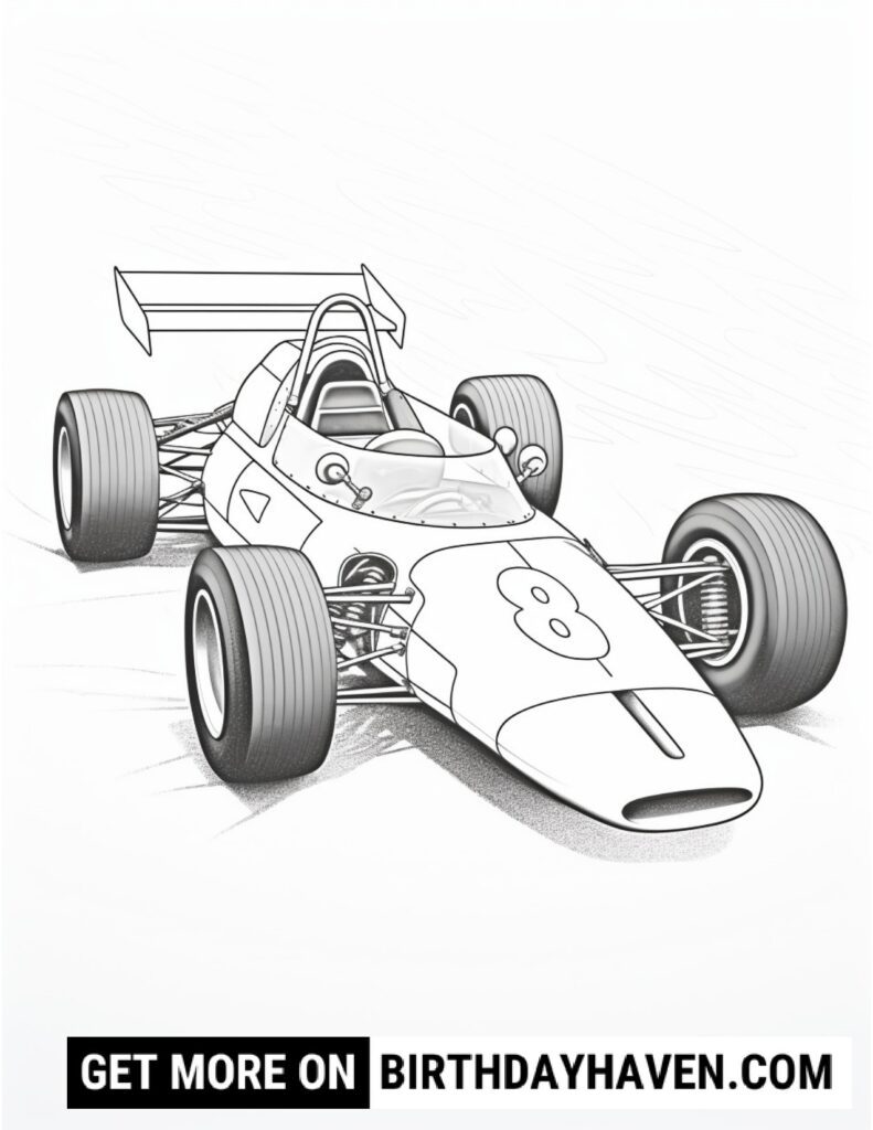 Car coloring pages 8