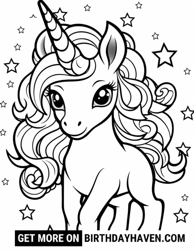 Kawaii coloring pages 1
