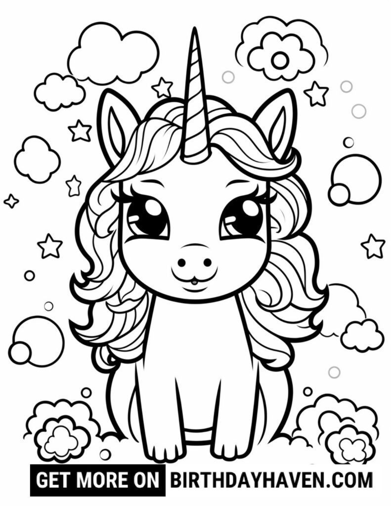 Kawaii coloring pages 10