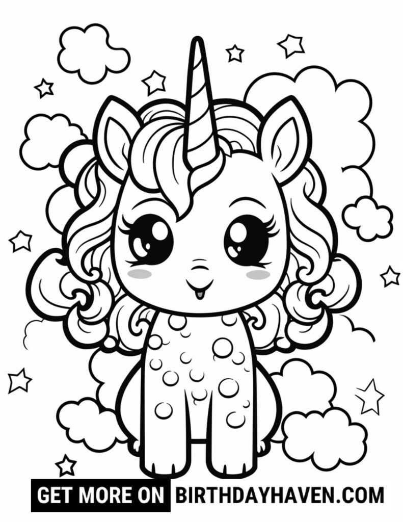 free kawaii coloring pages