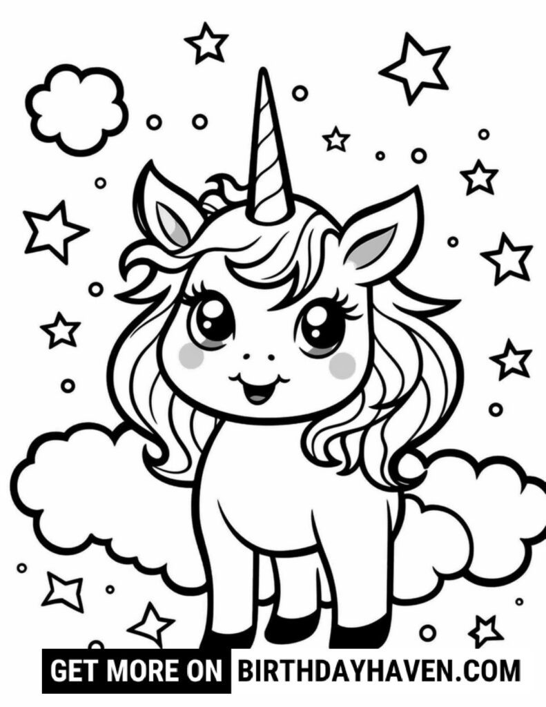 food kawaii coloring pages