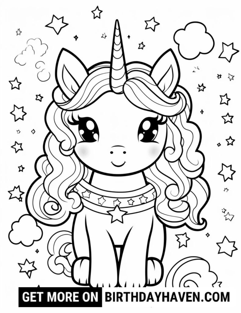 Kawaii coloring pages 7