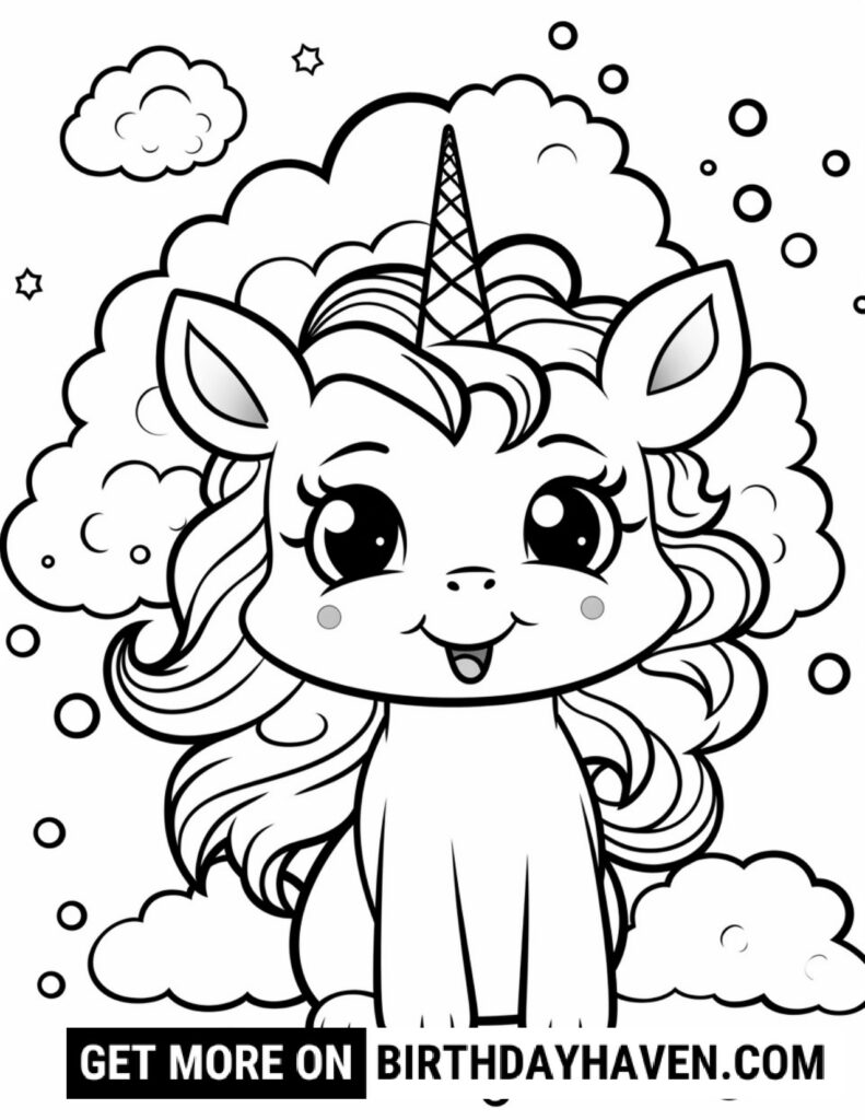 Kawaii coloring pages 8