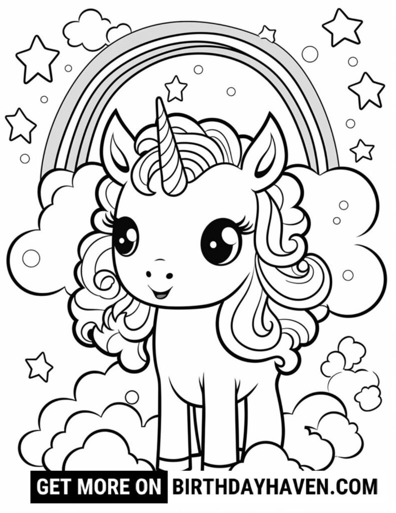 Kawaii coloring pages 9