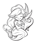 Mermaid Coloring Pages 8